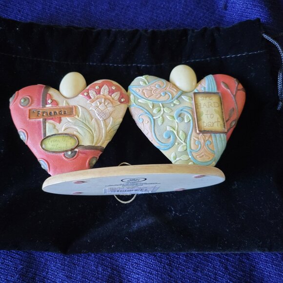 Take Heart Figurine by Karen Hahn “Friends from the Heart” by Enesco 2007 - Picture 1 of 5